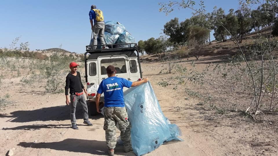 Trail dans le désert d’Agafay