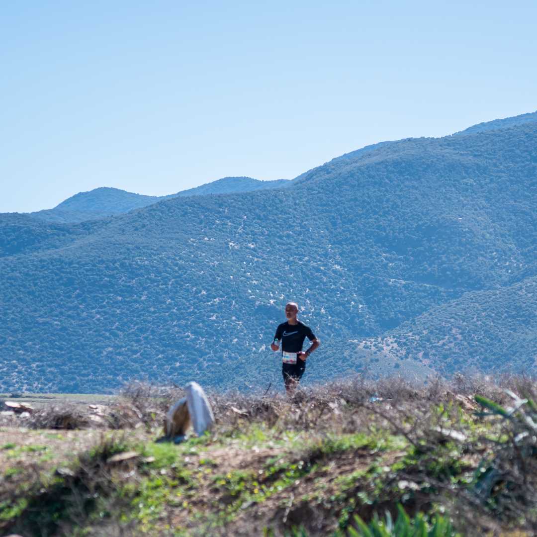 Coureurs de l’Ultra Trail Amizmiz 90 km à Amizmiz