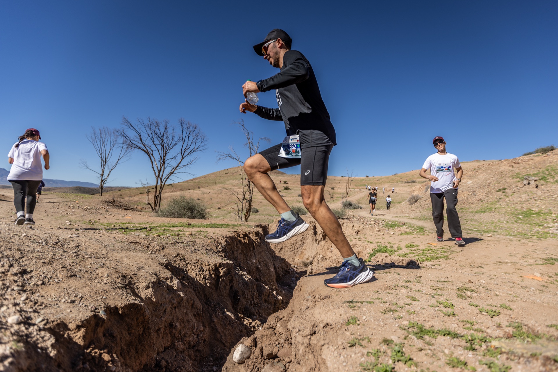 Coureurs du Mini Trail & Marche 10 km à Takerkoust